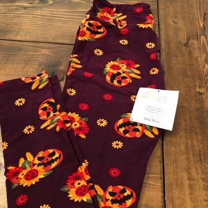 LulaRoe Halloween/fall leggings